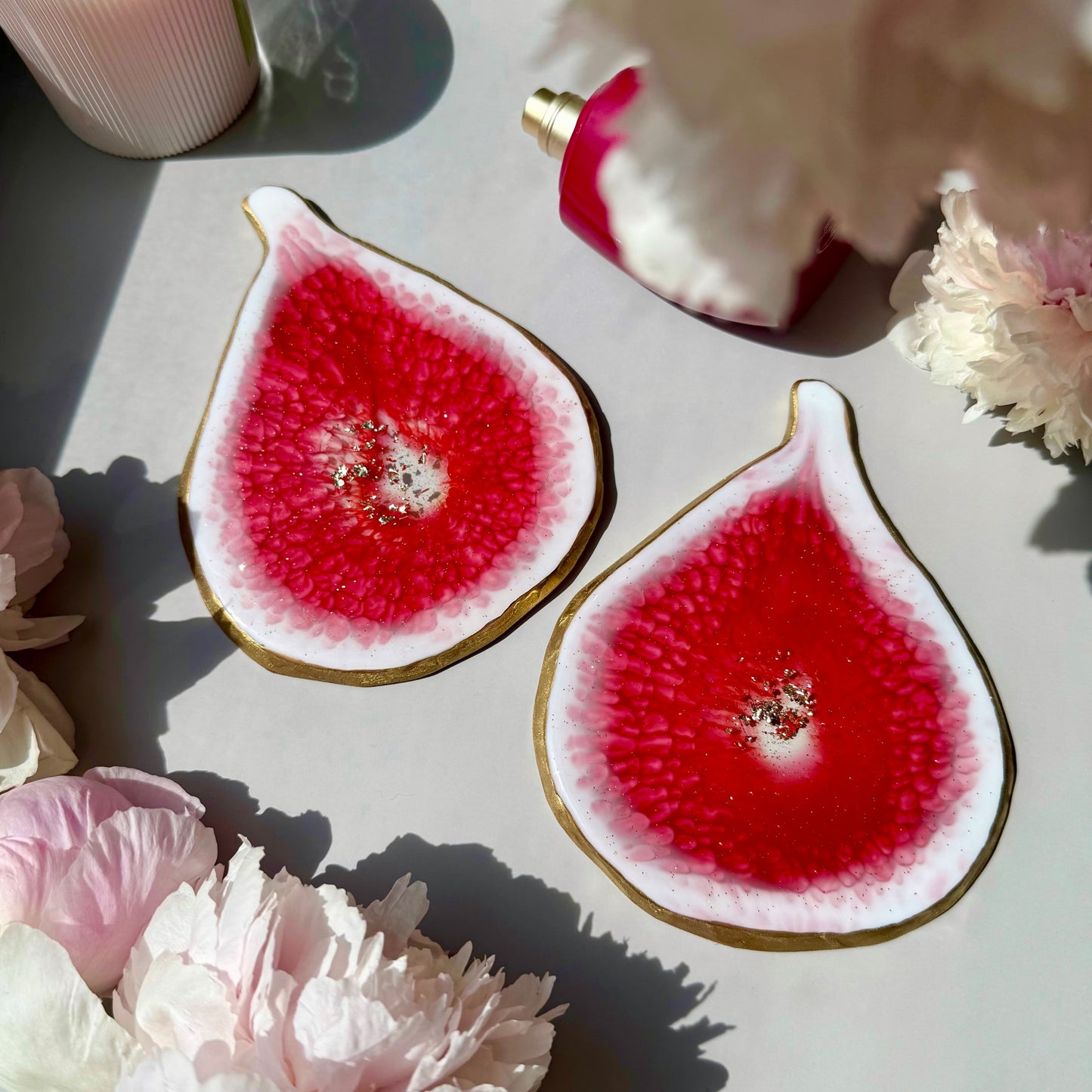 Ruby Fig Slice Coaster