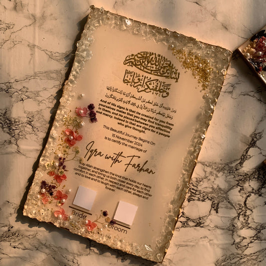 Resin Nikkah Nama