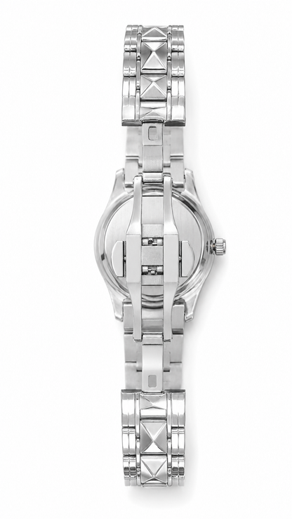 TRUE WORTH Premium Quartz Watch – Silver Stainless Steel