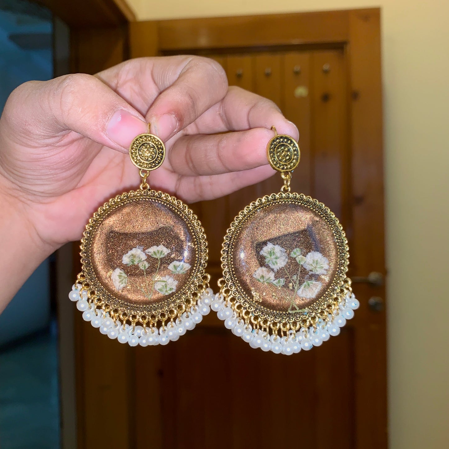 Brown Jhumka