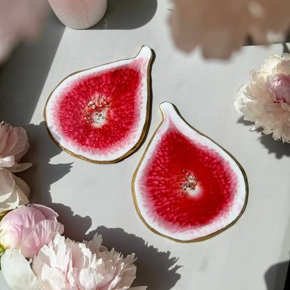 Ruby Fig Slice Coaster