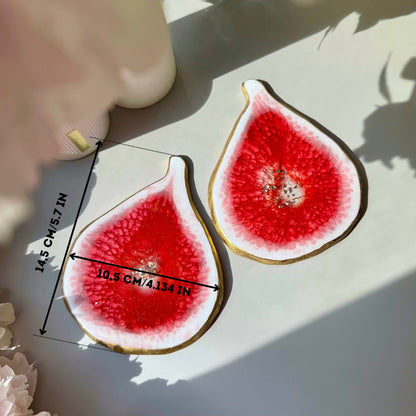 Ruby Fig Slice Coaster