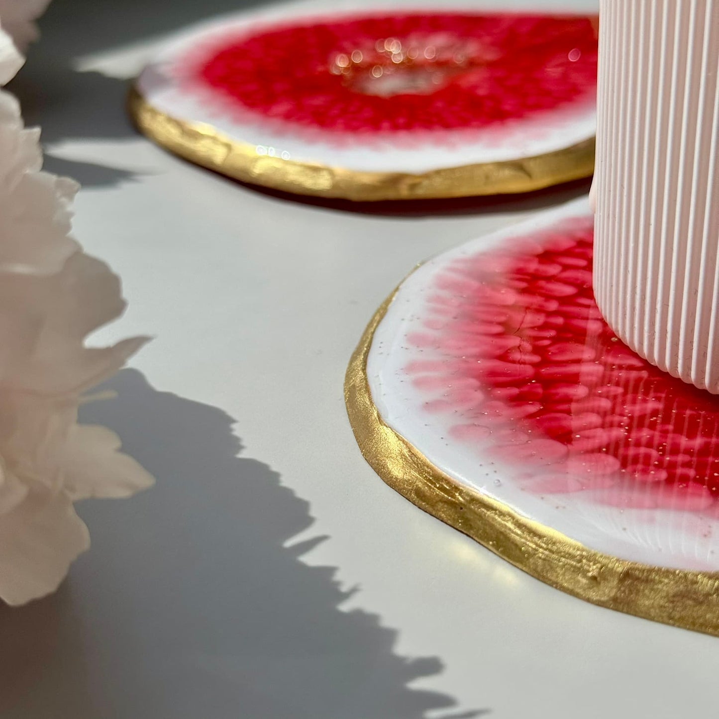 Ruby Fig Slice Coaster