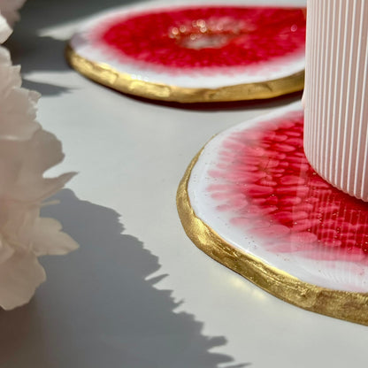 Ruby Fig Slice Coaster