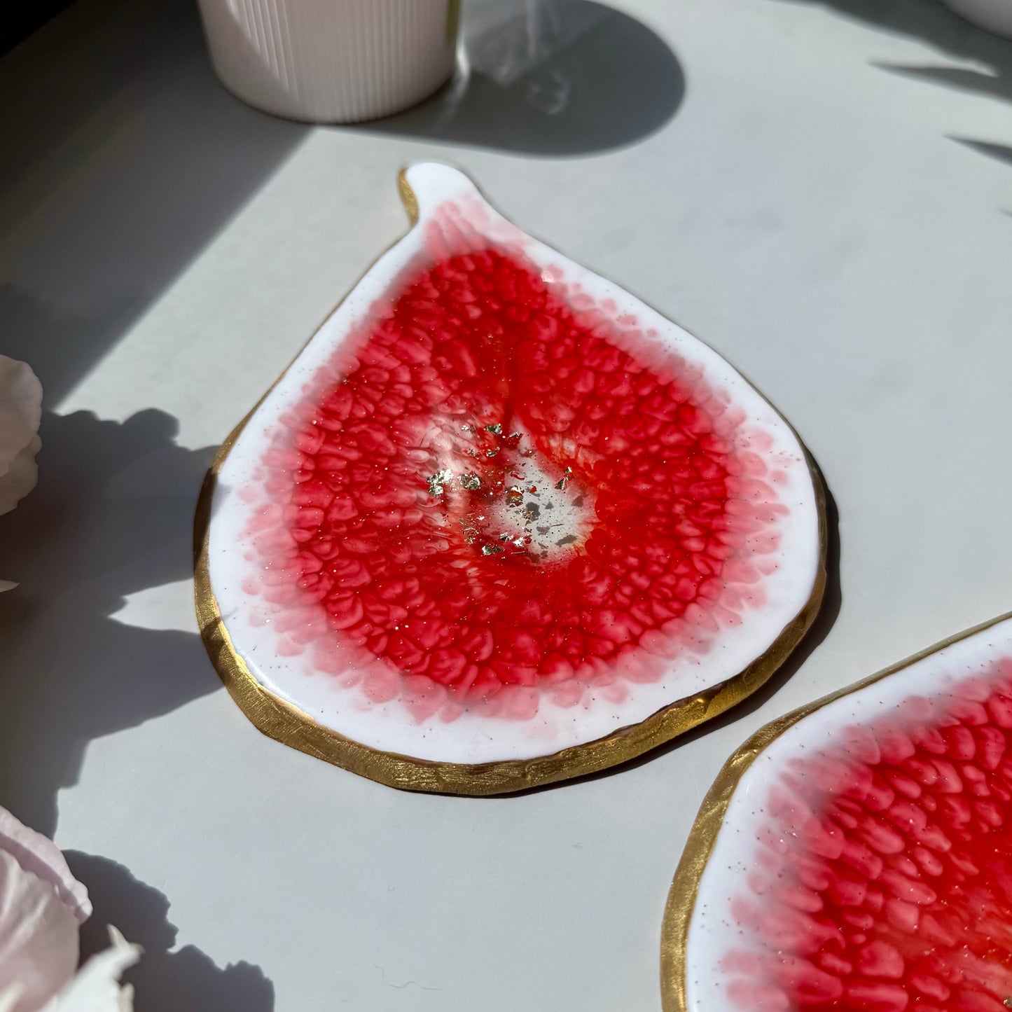 Ruby Fig Slice Coaster