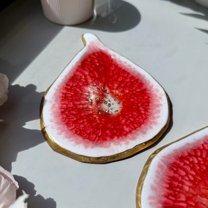Ruby Fig Slice Coaster