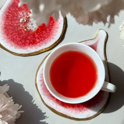 Ruby Fig Slice Coaster