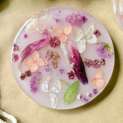 Blush Petal Garden Coaster Set