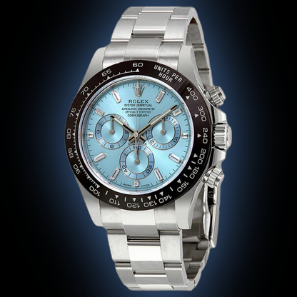 Rolex Daytona Ice Blue Dial Luxury Premium Chronograph Watch