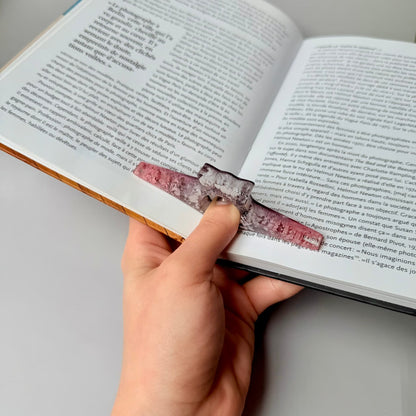 Pink & Black Resin Page Holder Set – Petri Ink Design
