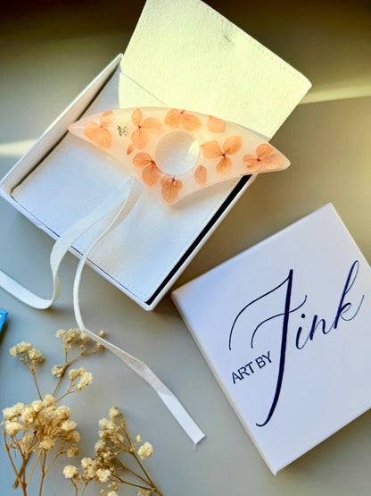 Peach Petal Wing Page Holder