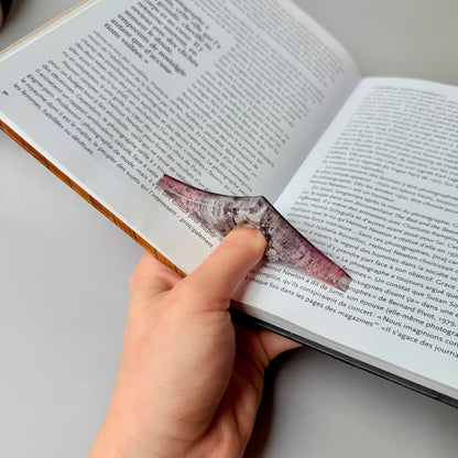 Pink & Black Resin Page Holder Set – Petri Ink Design