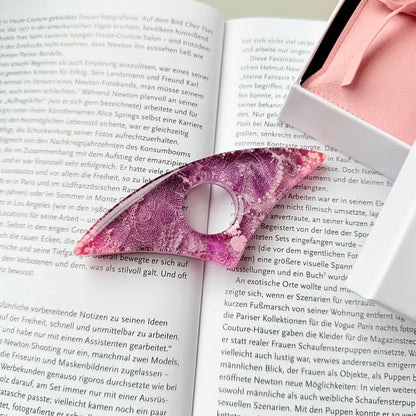 Orchid Swirl Page Holder