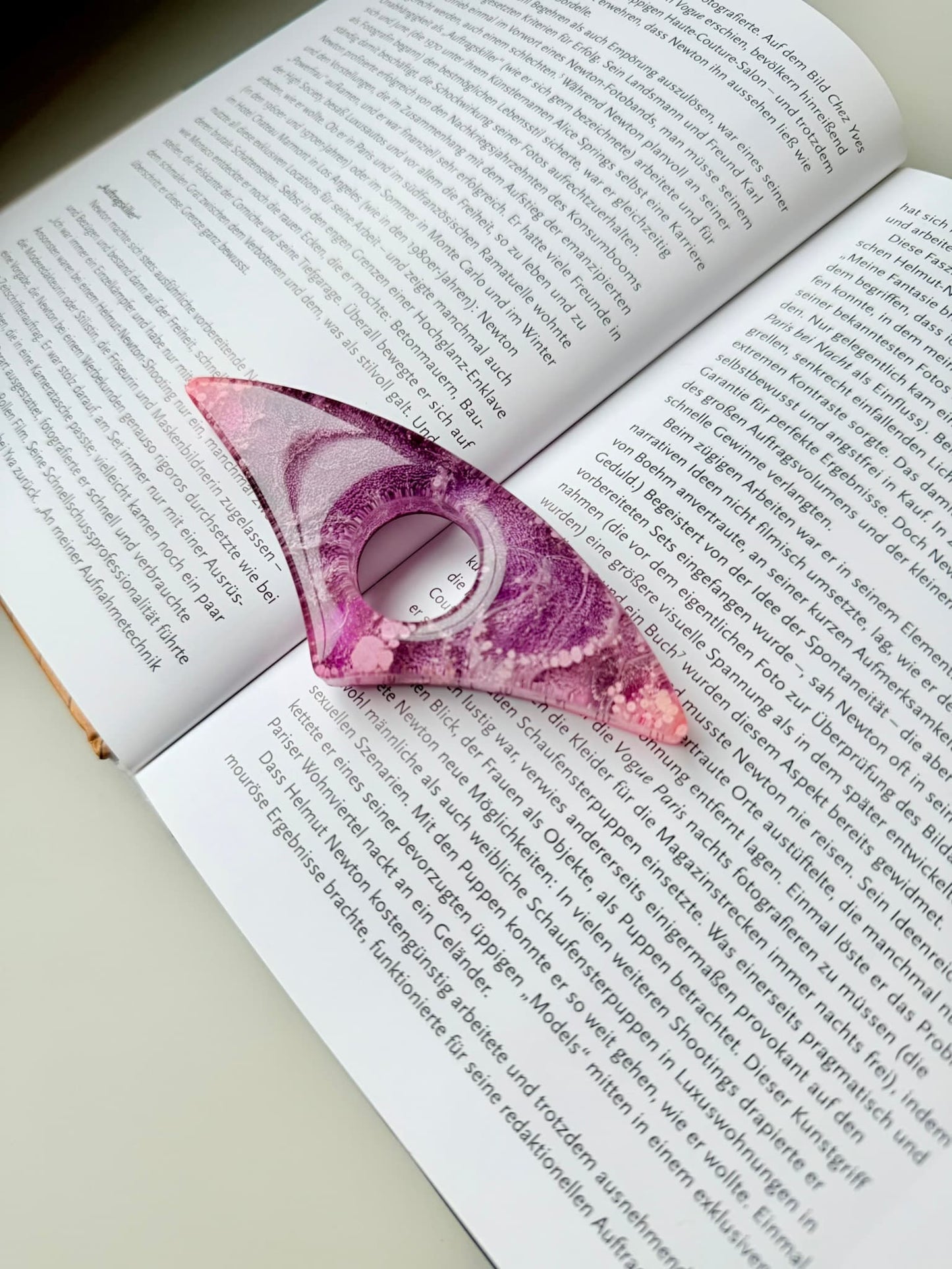 Orchid Swirl Page Holder
