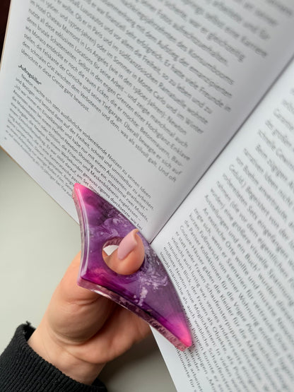 Orchid Swirl Page Holder