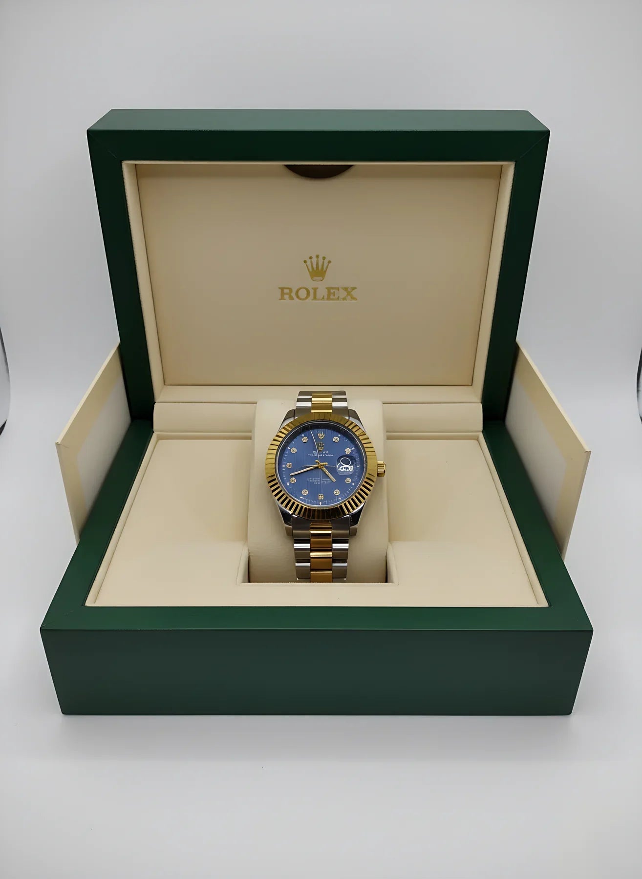 Rolex Two-Tone Blue Dial